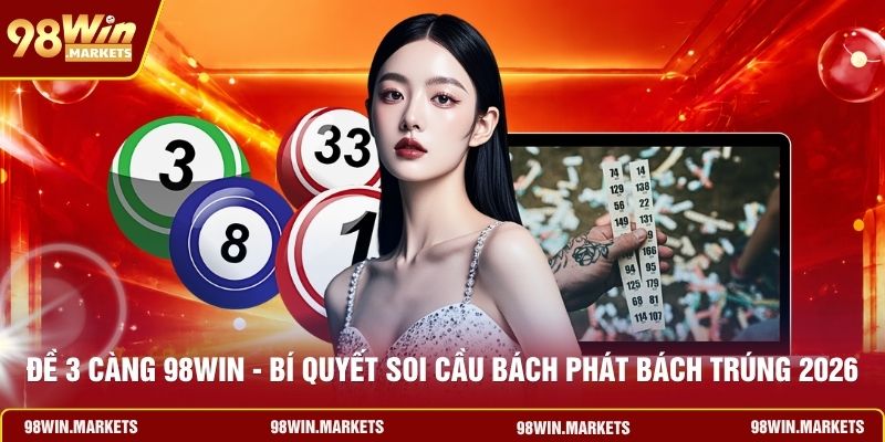 Đề 3 Càng 98WIN - Bí Quyết Soi Cầu Bách Phát Bách Trúng 2026